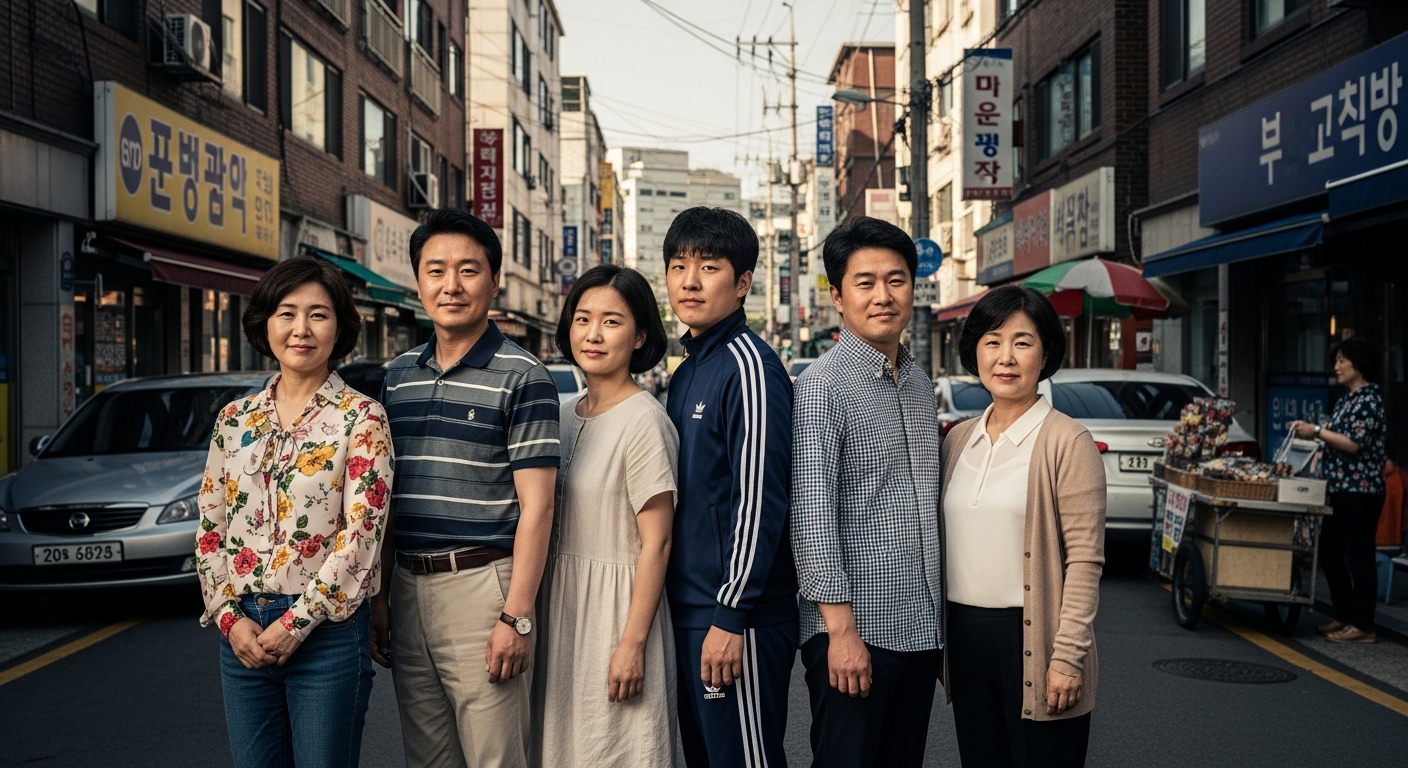 평범한 이웃들이 사실은 예비역 특공대원으로 드러나는 모습