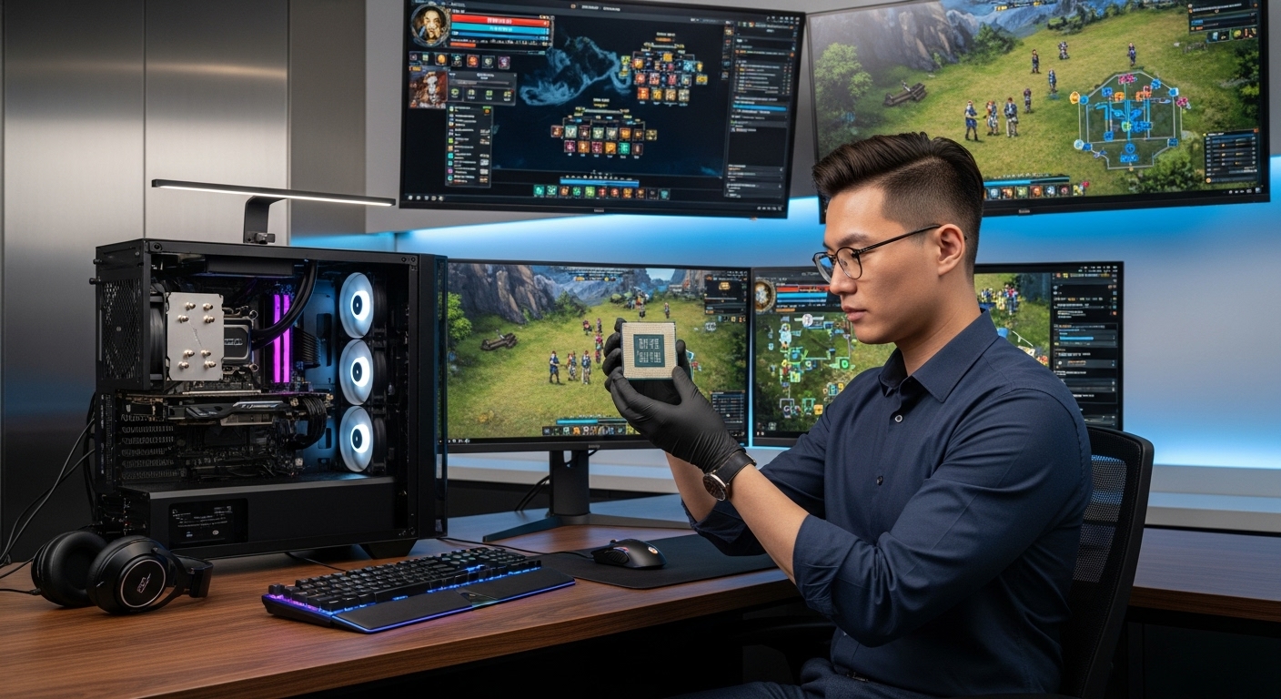 MMORPG 게임을 위한 고성능 CPU 칩을 살펴보는 전문가