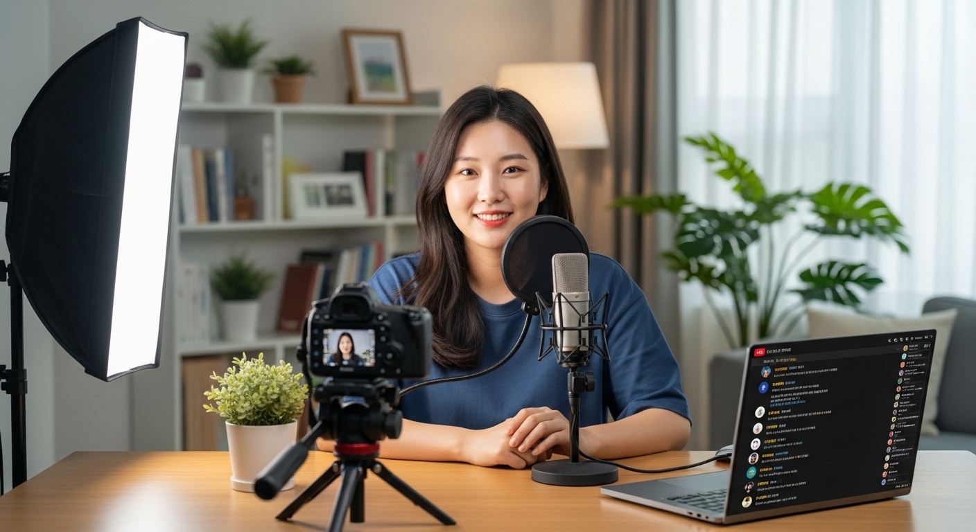유튜버가 영상으로 팬들과 소통하는 진솔한 모습