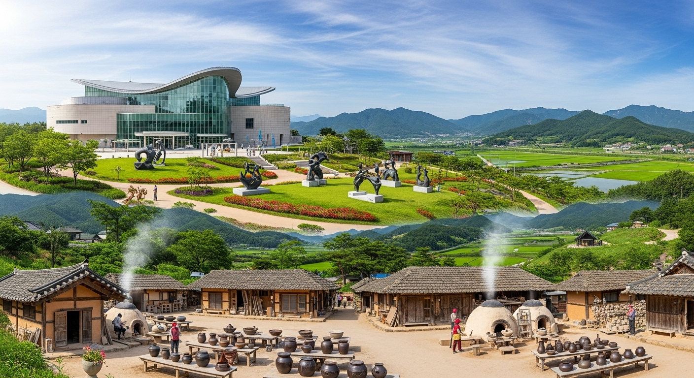예술관과 도자기 마을이 어우러진 이천의 문화적 풍경