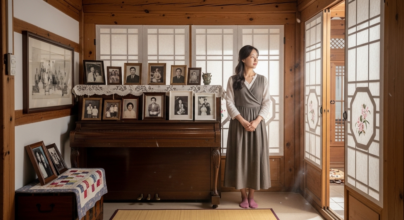 전주에서 자란 민혜경이 자신의 과거를 회상하는 모습