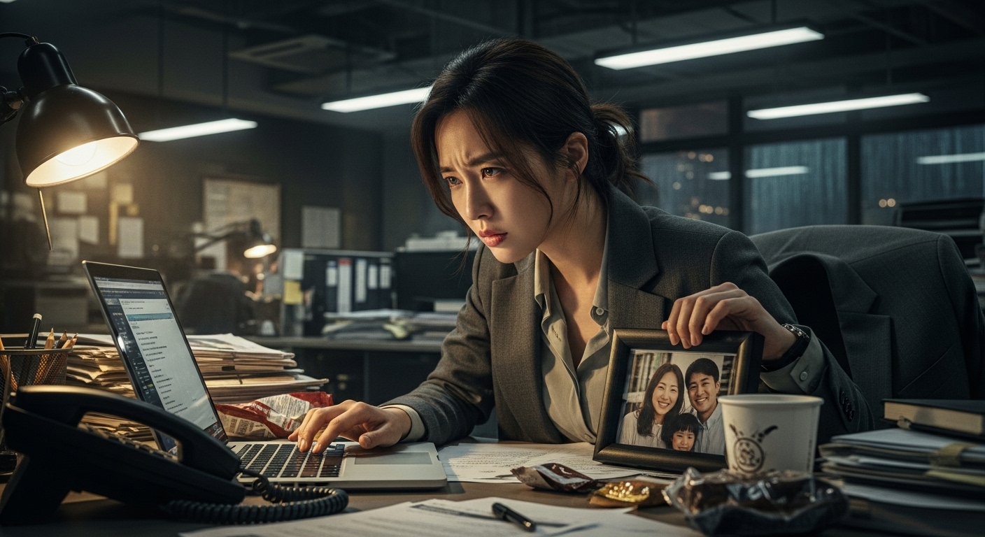 야망과 모성 사이에서 갈등하는 기자 역을 맡은 배우 조여정