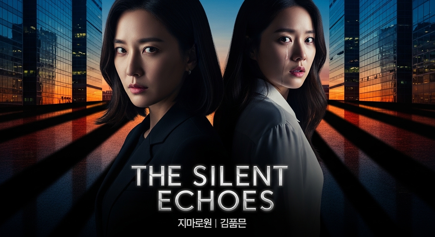 전도연과 김고은이 주연으로 출연하는 미스터리 스릴러 시리즈 포스터