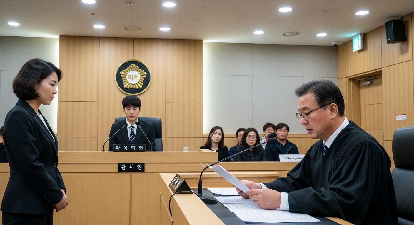 서울 법정에서 '한남충' 모욕죄로 판결 받는 대학원생