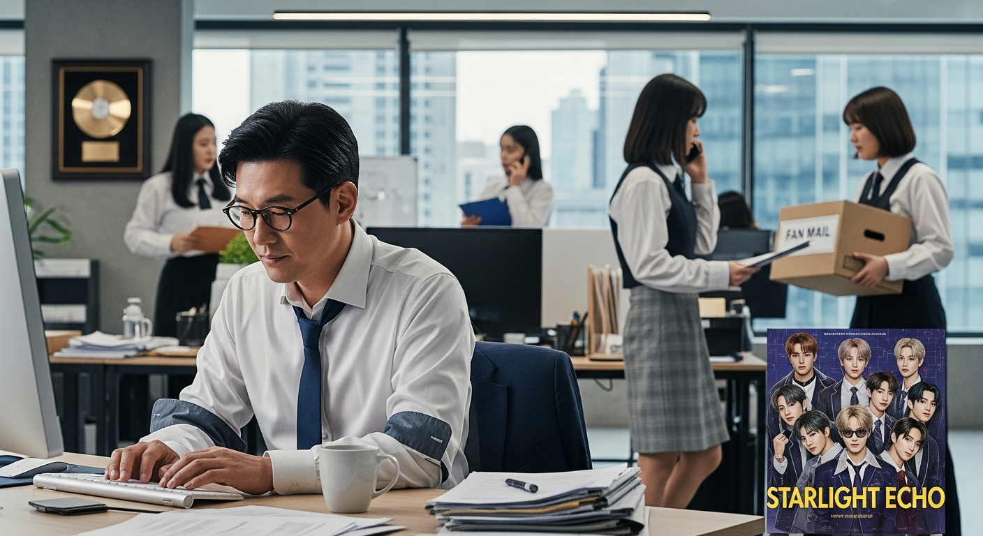 화려한 아이돌 세계 속에서 심부름과 잡일을 하는 매니저의 일상