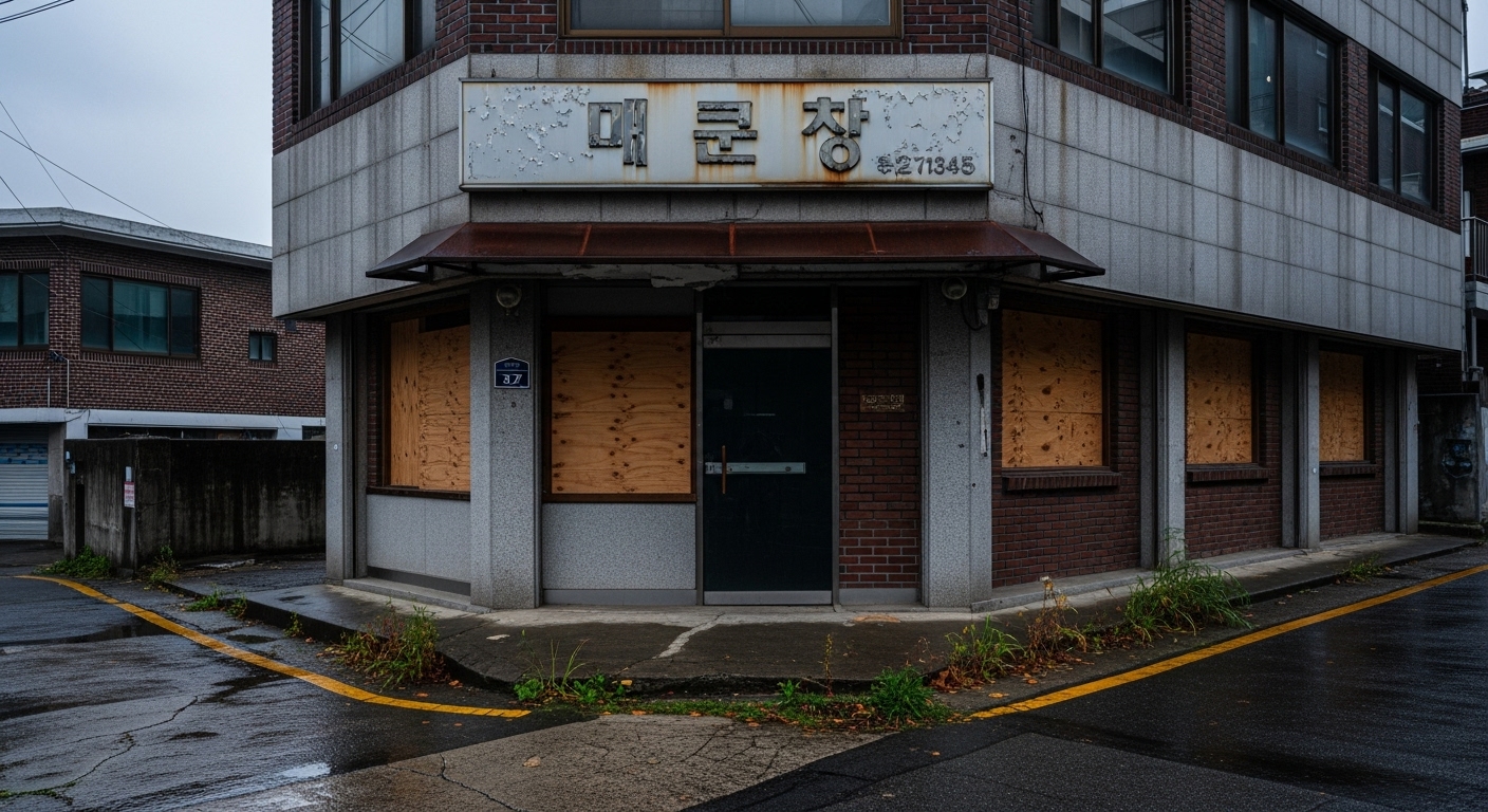 한남대 인근 영업하지 않는 독특한 외관의 건물