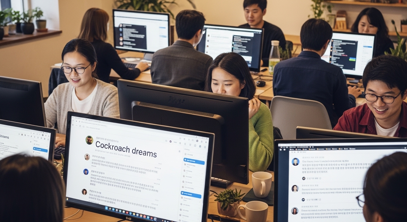 온라인 포럼에서 바퀴벌레 꿈에 대한 경험을 공유하는 다양한 사람들