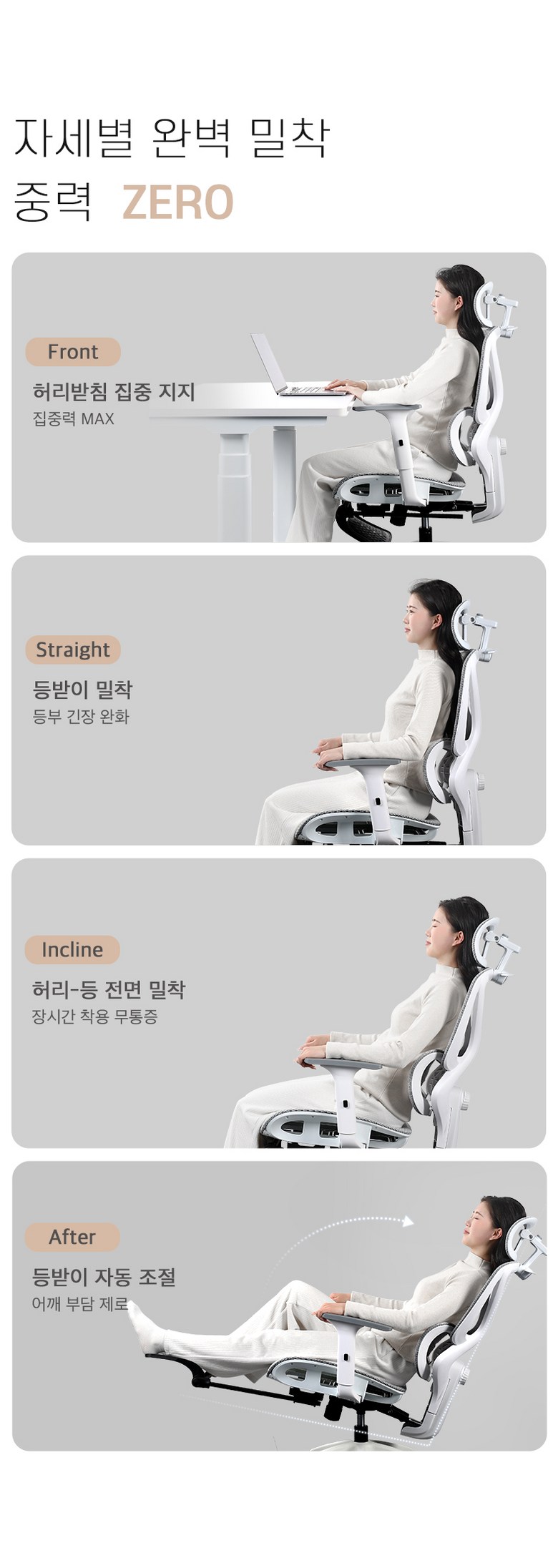 HOMEY NEST 풀메쉬 인체공학 3D 요추 허리보호 게이밍 컴퓨터의자 HN-OC1006LK
