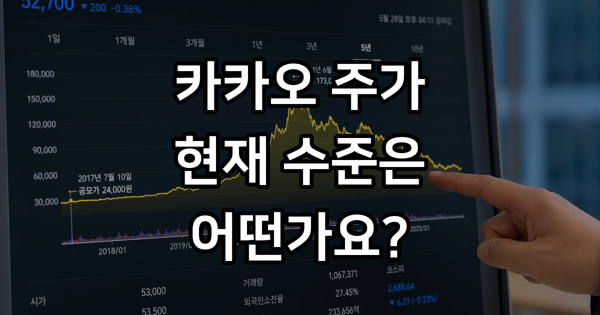 카카오 주가 분석