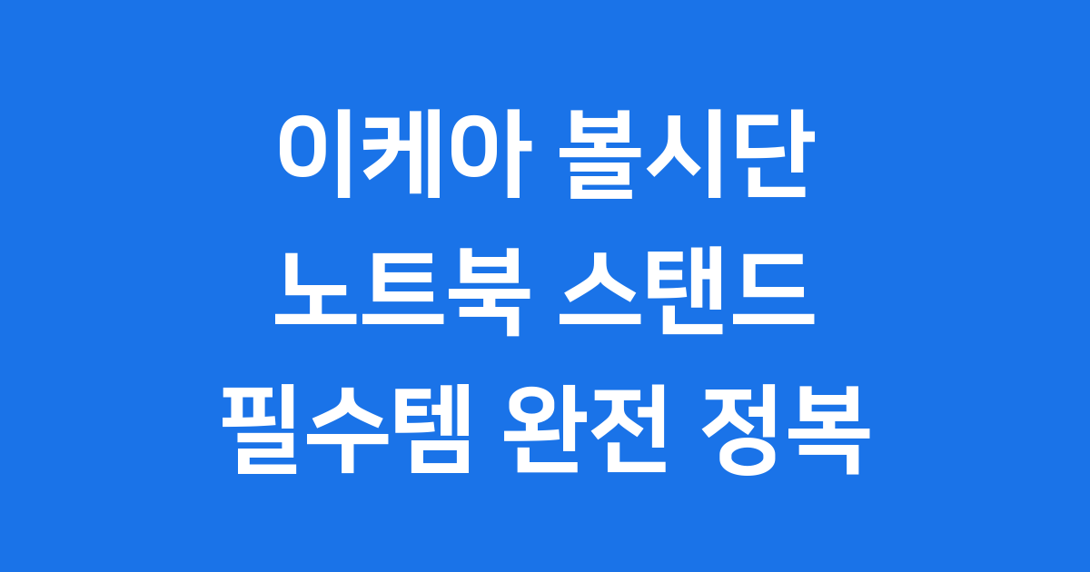 이케아 볼시단 노트북 스탠드 겸 사이드 테이블