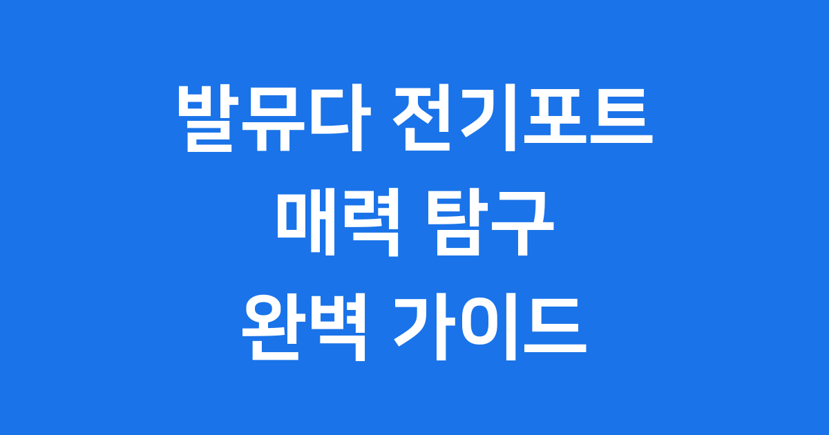 발뮤다 전기포트 더팟 문케틀 가격 사용후기