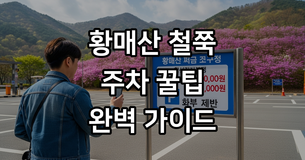 2026 황매산 철쭉 주차장 최신 운영 정보와 예약 꿀팁 필독
