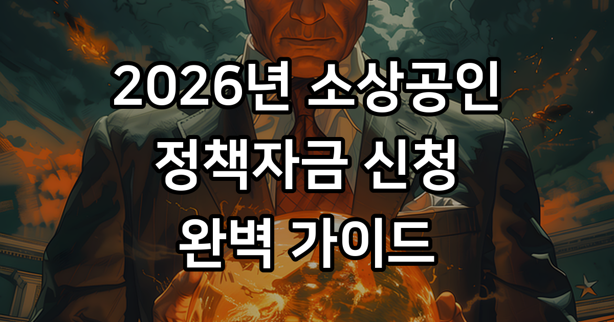 소상공인 정책자금 신청