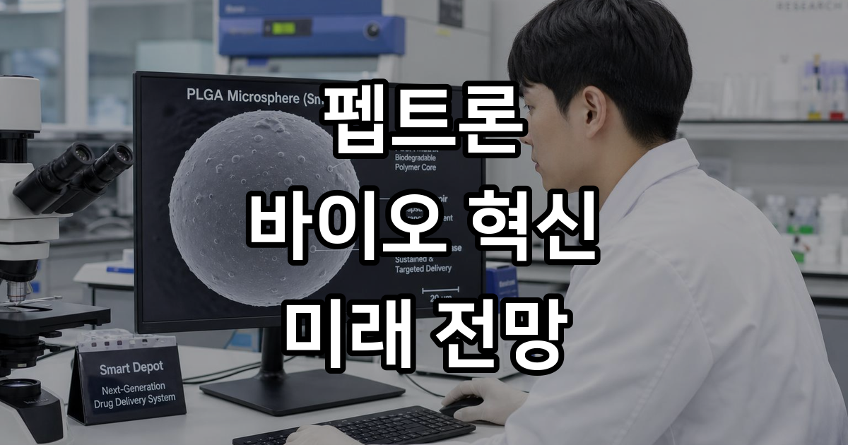 펩트론 펩타이드 장기지속형 기술과 미래 파이프라인