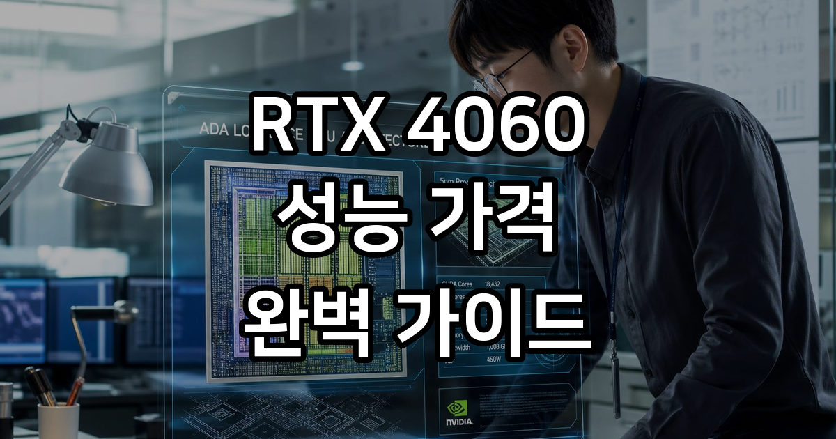 RTX4060 그래픽카드 완벽 가이드