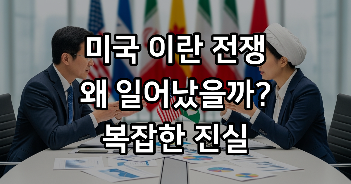 세계를 뒤흔드는 미국 이란 분쟁 진짜 이유 7가지