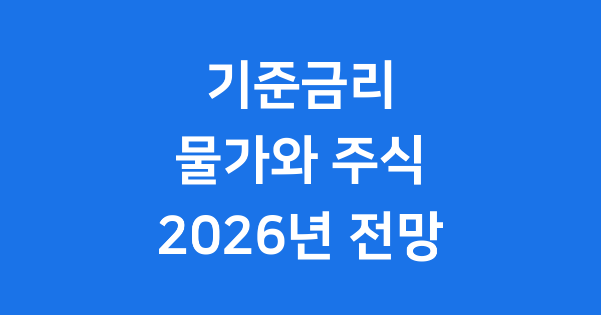 기준금리 물가와 주식