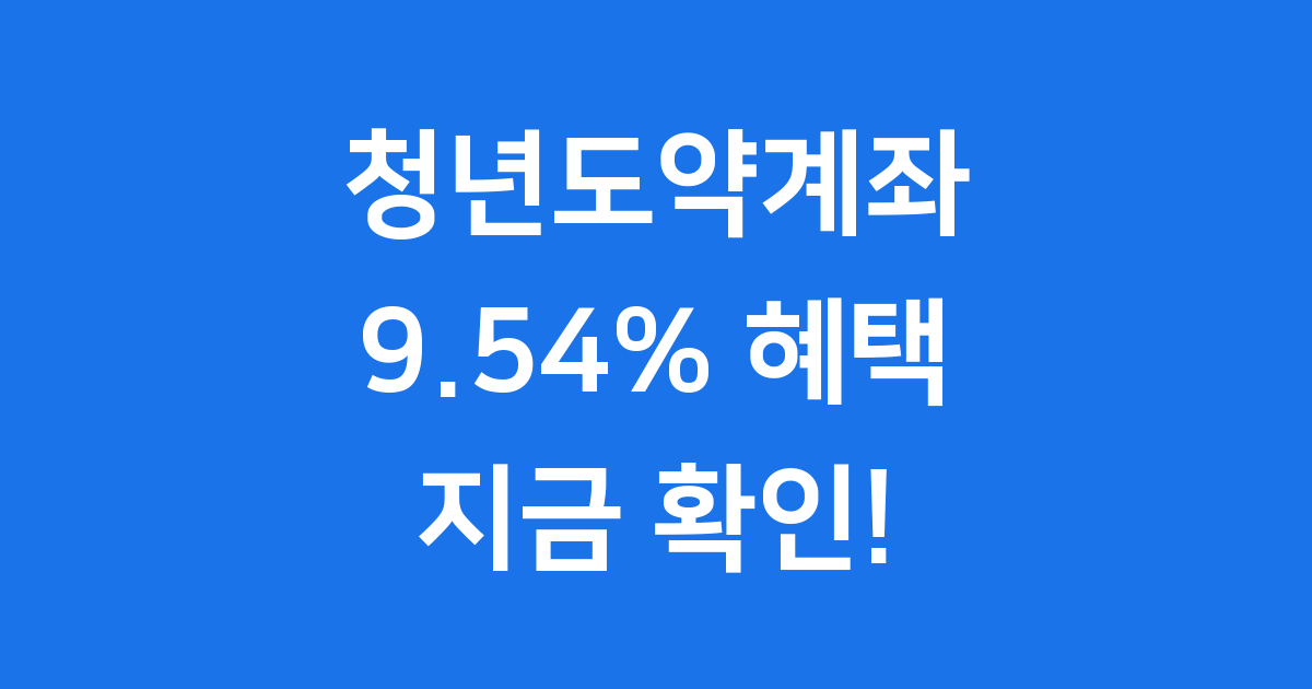 2025년 청년도약계좌