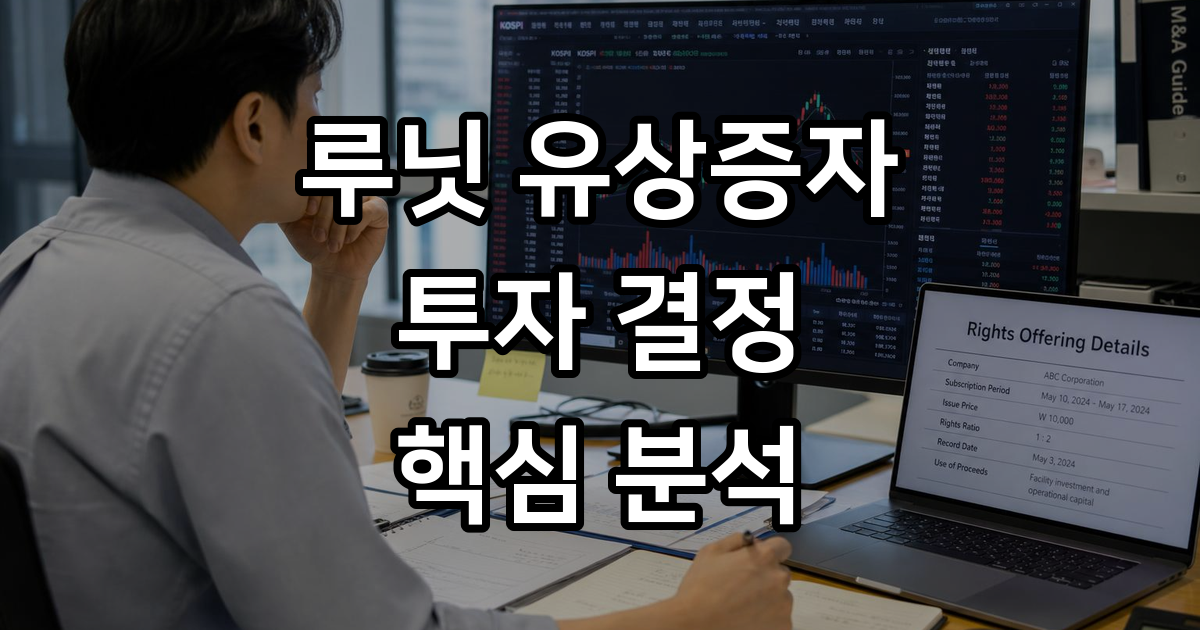루닛 유상증자
