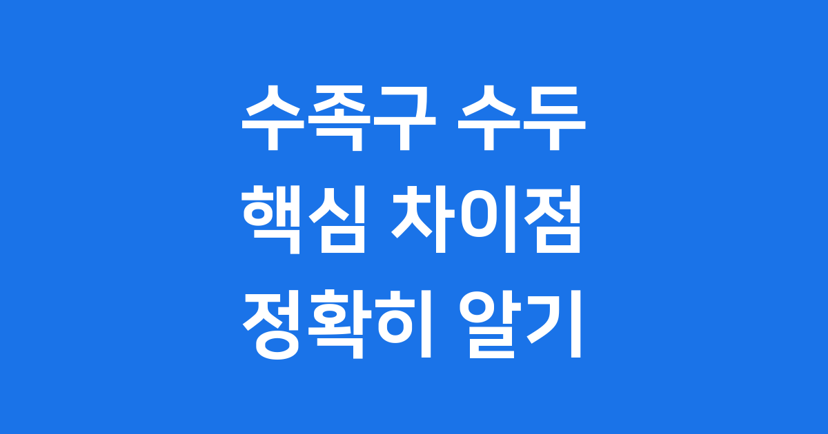 수족구 수두 차이 증상 예방 완벽 정리