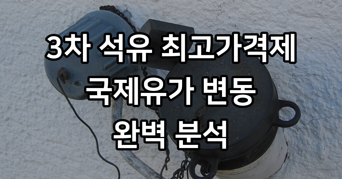 3차 석유 최고가격제