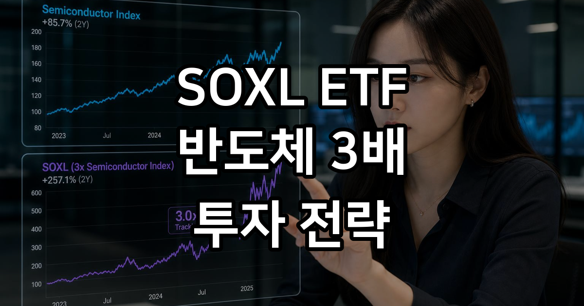 SOXL ETF 반도체 3배 레버리지 투자