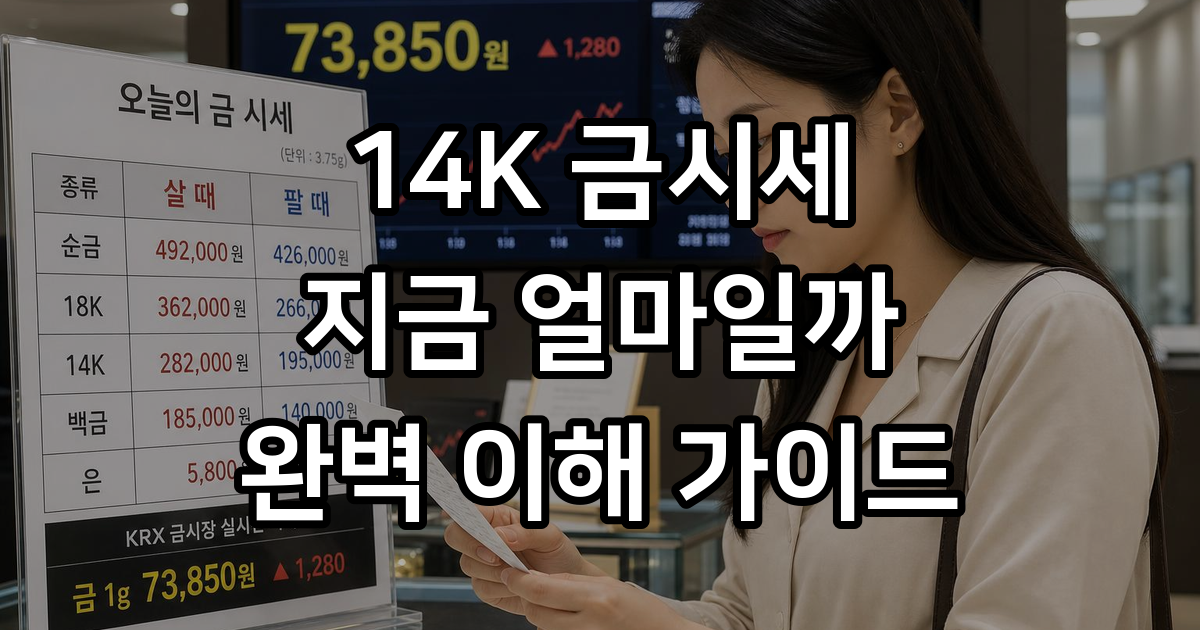 14K 금시세