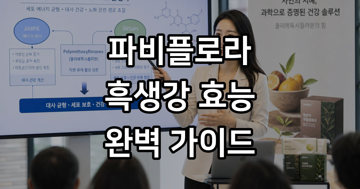 파비플로라 흑생강 효능 부작용 식약처 정보
