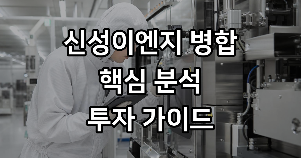 신성이엔지 병합