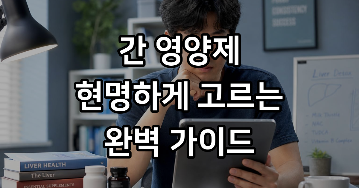 간에 좋은 영양제