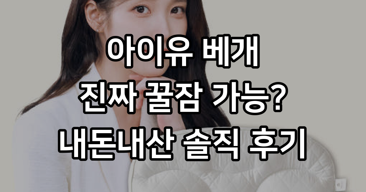 슬립앤슬립 아이유 깊은잠 베개 S+면 베개커버 1P : 슬립앤슬립