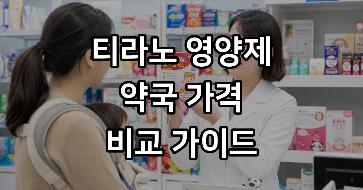 티라노 영양제 가격