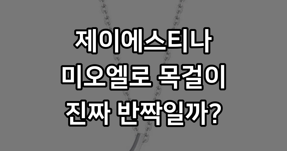 나혼산 아이유 목걸이 제이에스티나 댄싱스톤 반짝임 직접 써본 후기